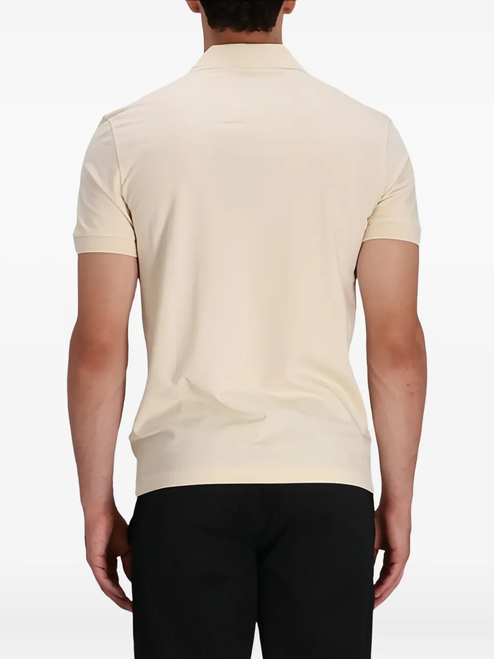 BOSS Poloshirt met logopatch Geel