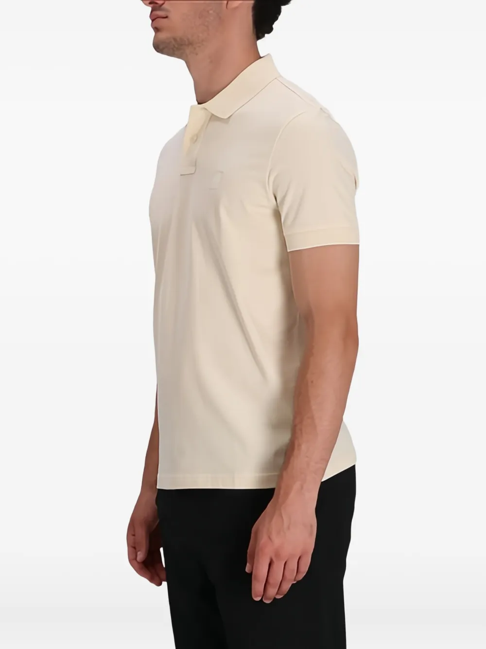 BOSS Poloshirt met logopatch Geel