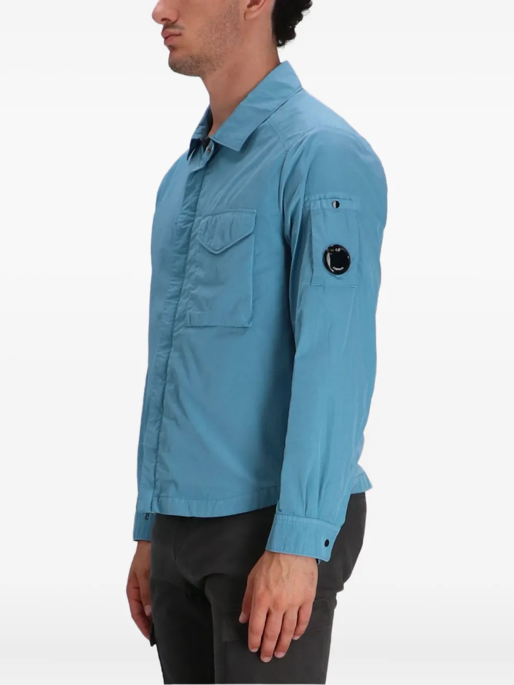 C.P. Company Shirtjack met zaksluiting Blauw