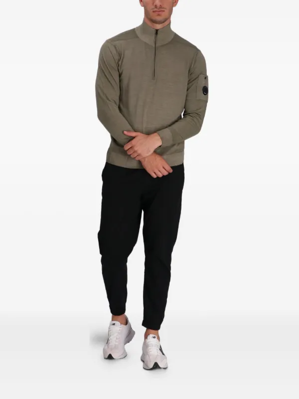 C.P. Company ハーフジップ セーター | グリーン | FARFETCH JP