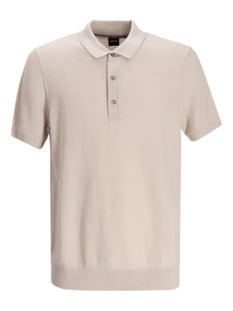 BOSS button-placket polo shirt