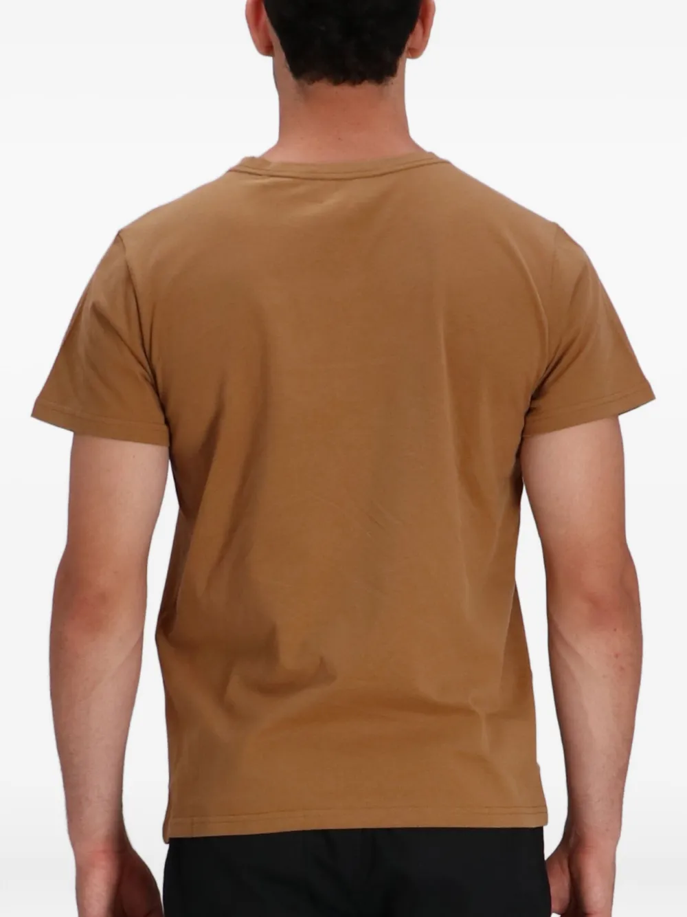 MARANT Zaffern katoenen T-shirt met geborduurd logo Bruin