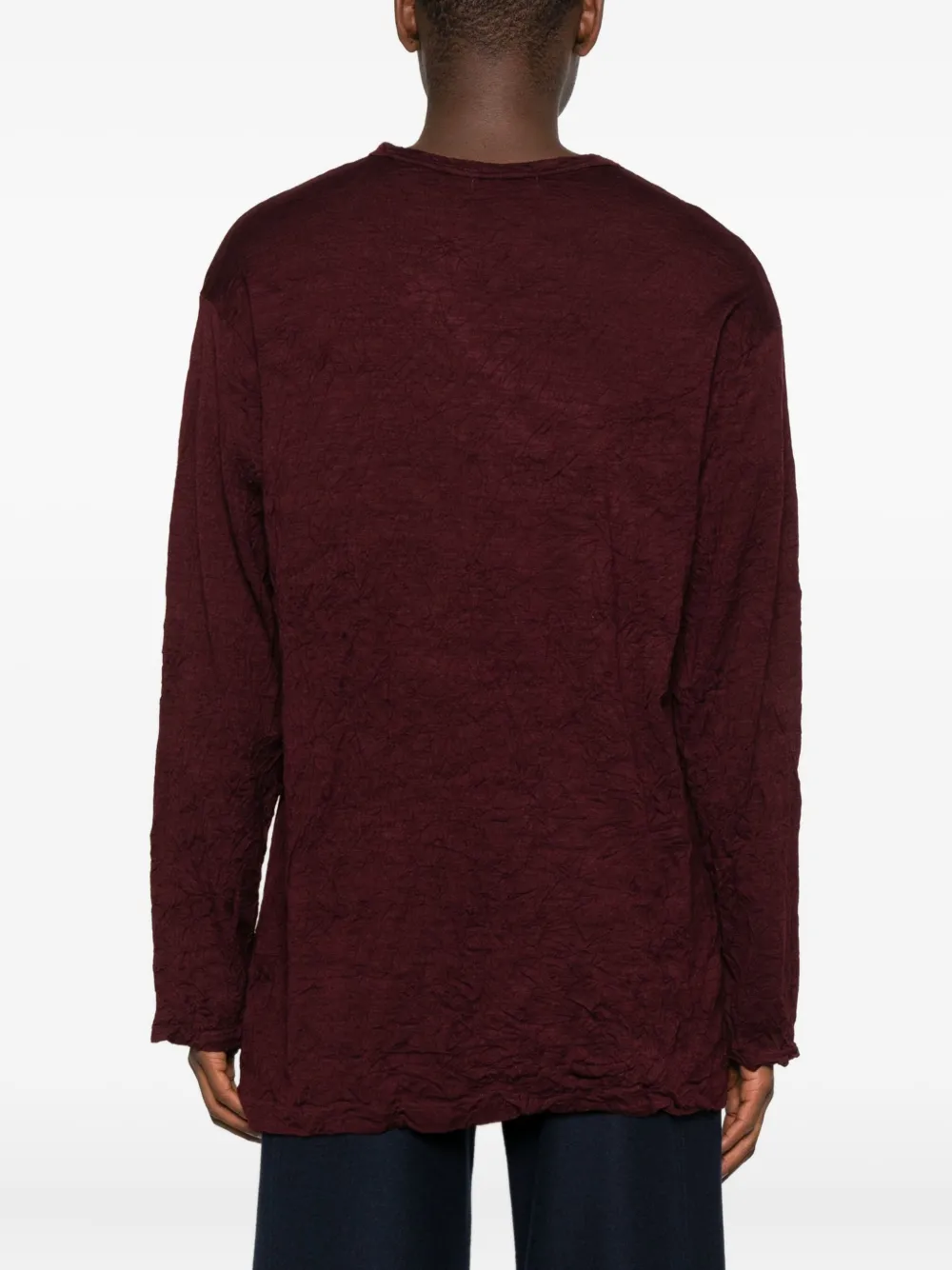Yohji Yamamoto Long-sleeve T-shirt In Red