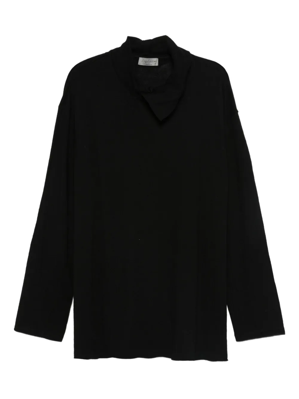 Yohji Yamamoto long-sleeved sweater | Black | Image 1