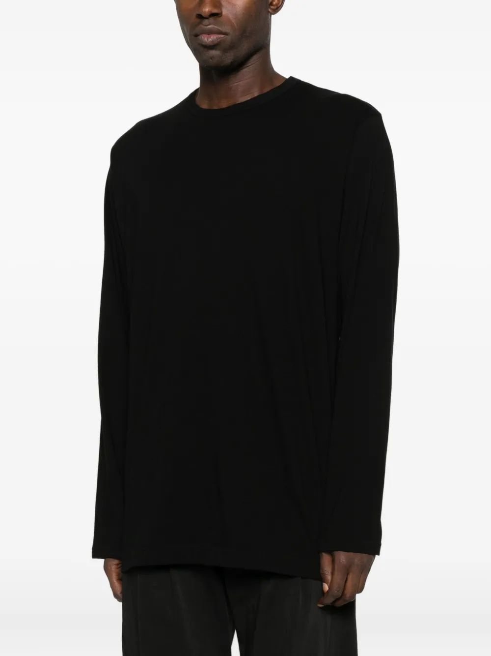 Yohji Yamamoto Long-sleeve T-shirt In Black