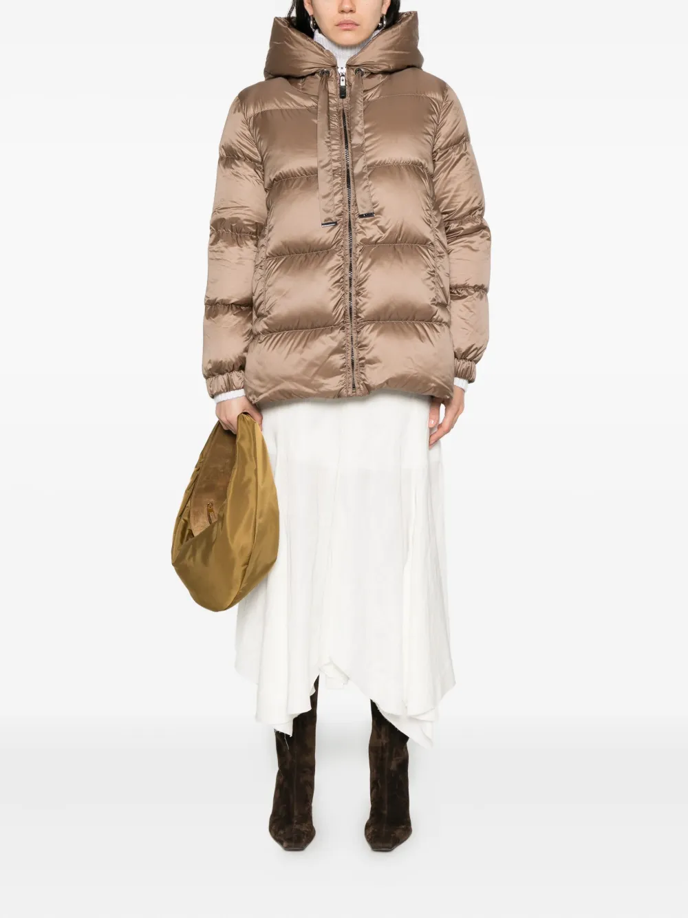Max Mara Seia donsjack Bruin