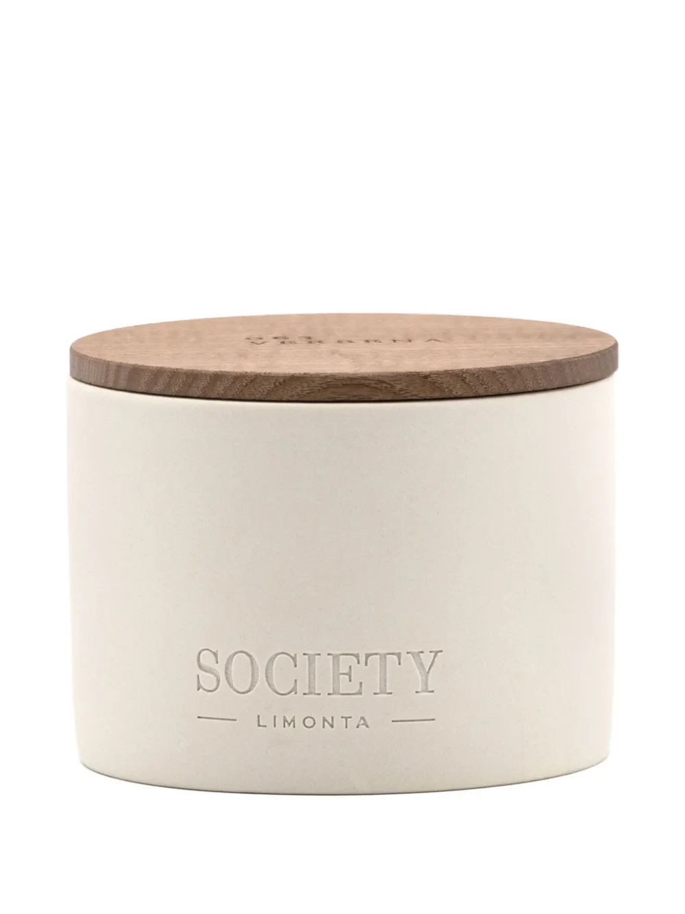 Society Limonta wooden-lidded candle | White | Image 1