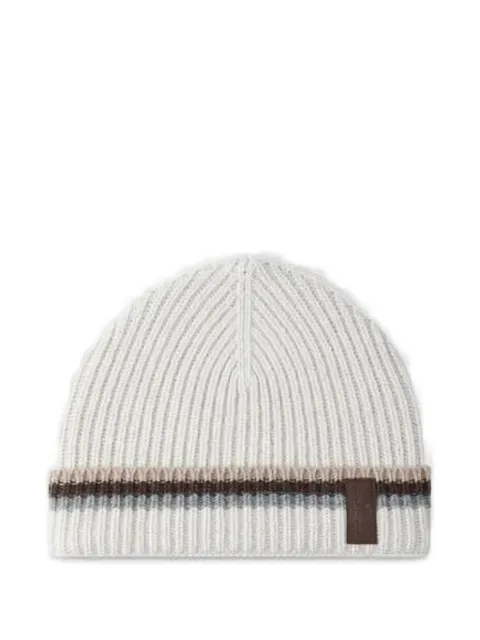 Paul & Shark ribbed beanie hat