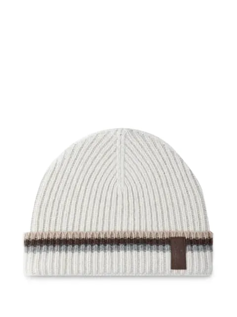 Paul & Shark ribbed beanie hat