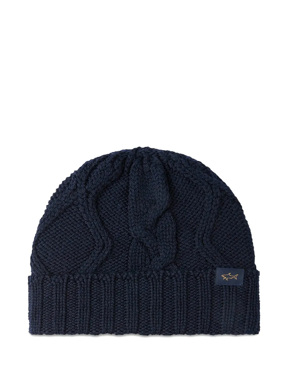 Paul & Shark merino wool beanie | Blue | Image 1