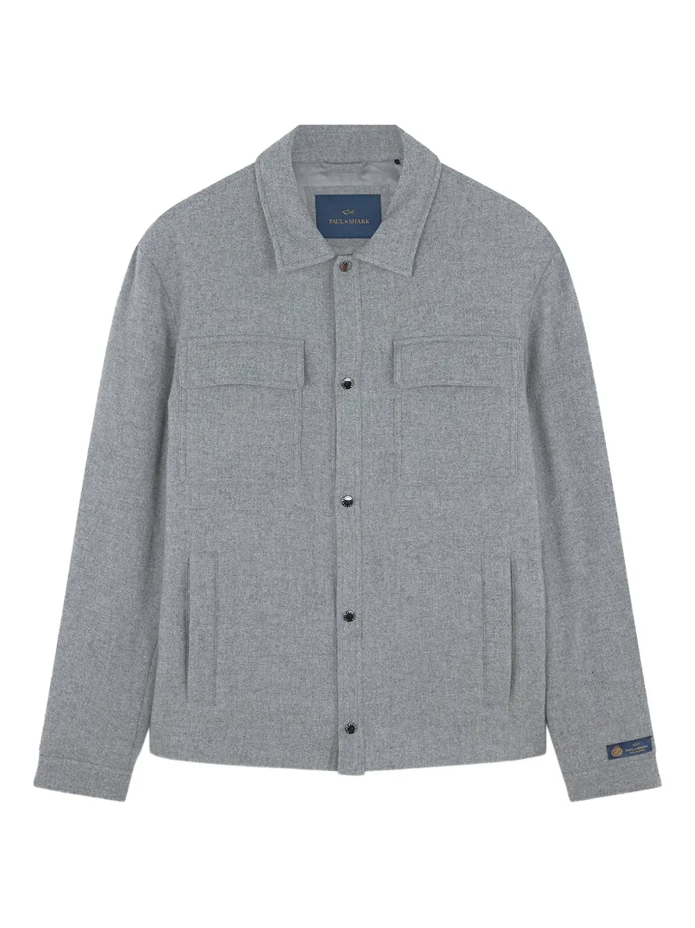 Paul & Shark キルティング シャツジャケット - グレー Paul & Shark キルティング シャツジャケット - グレー