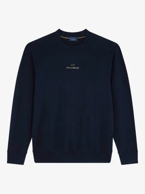 Paul & Shark logo-print cotton sweatshirt