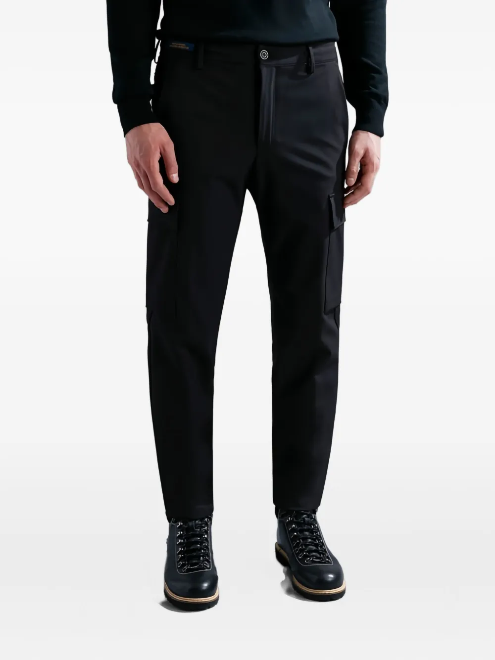 Paul & Shark cargo-pocket trousers - Zwart
