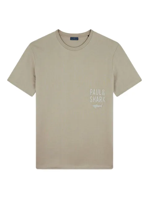 Paul & Shark embroidered-logo T-shirt