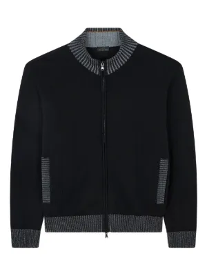 Paul & Shark ジップアップ カーディガン | ブラック | FARFETCH JP