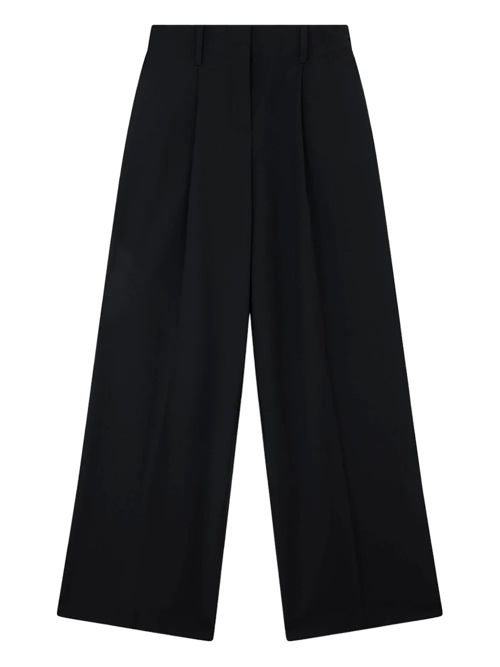 Paul & Shark pleated wide-leg trousers | Black | Image 1