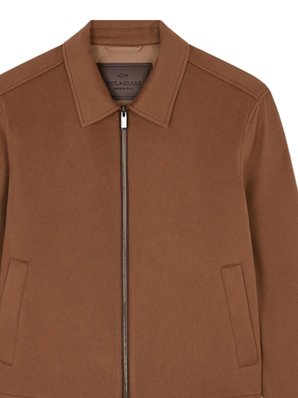 Paul & Shark Zip-fastening Blouson In Brown