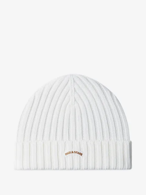 Paul & Shark ribbed beanie hat