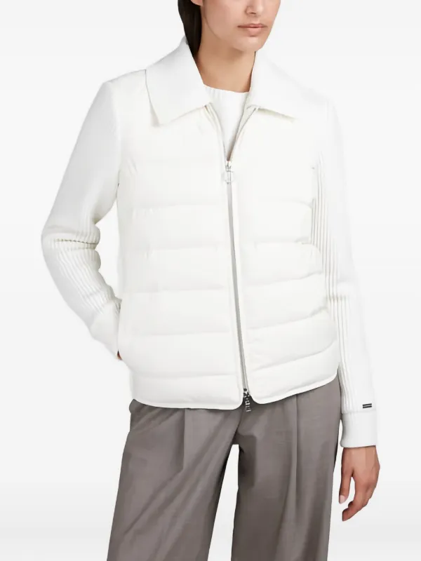 Paul & Shark Hybrid zip-up Blouson | White | FARFETCH ZA