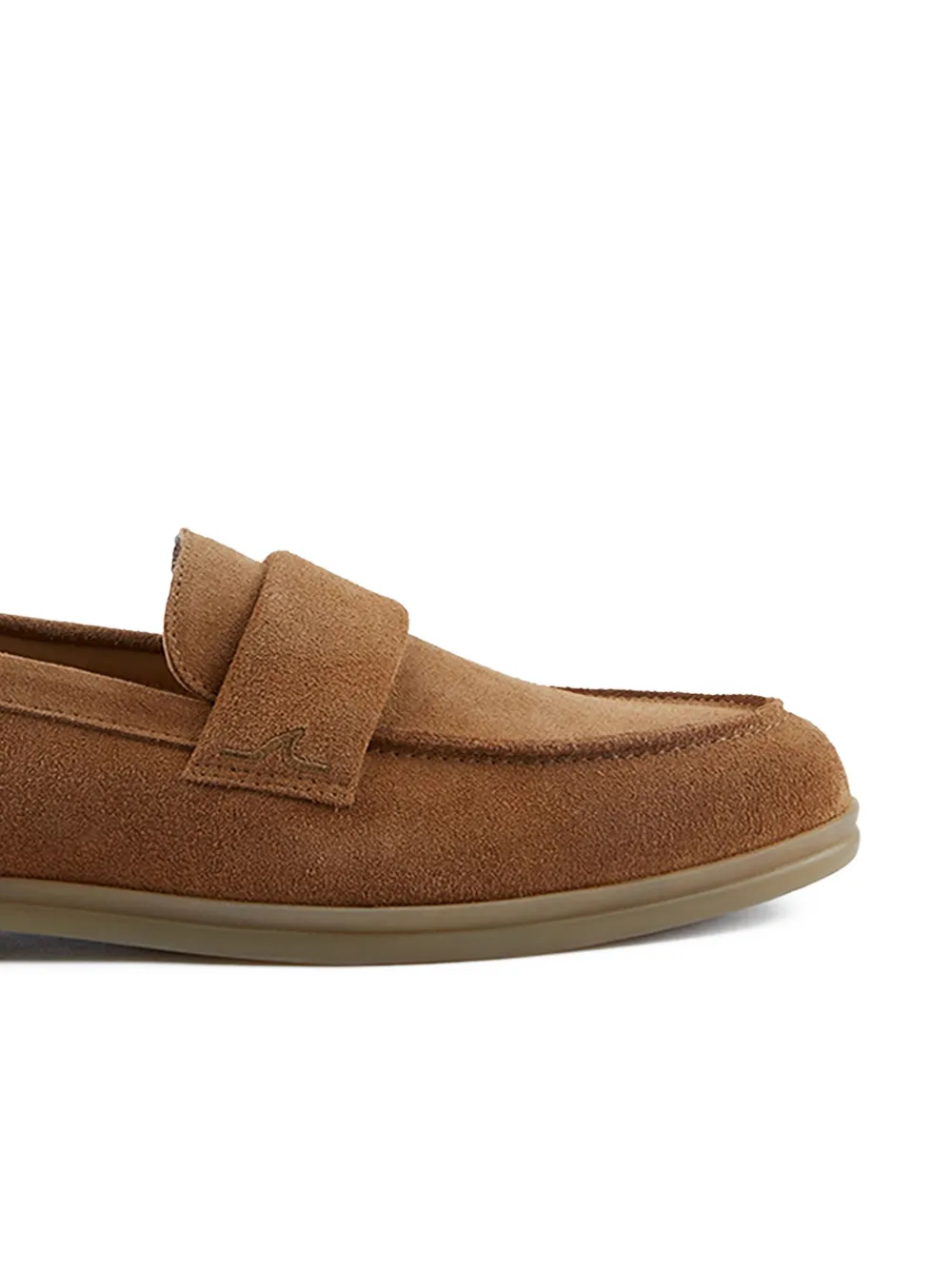 Paul & Shark Suède loafers - Bruin