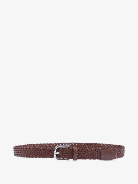 Paul & Shark woven leather belt