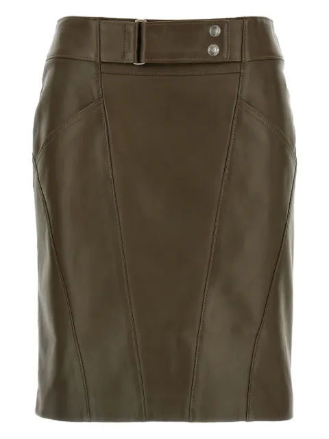 TOM FORD stitched leather pencil skirt