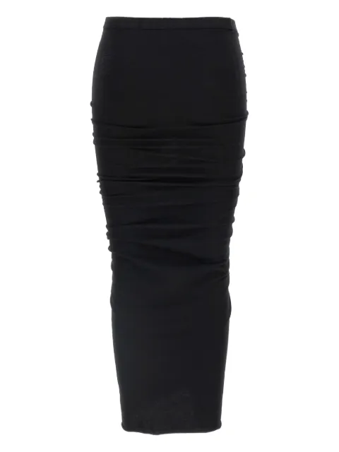 Rick Owens DRKSHDW Edfu elastic-waistband maxi skirt