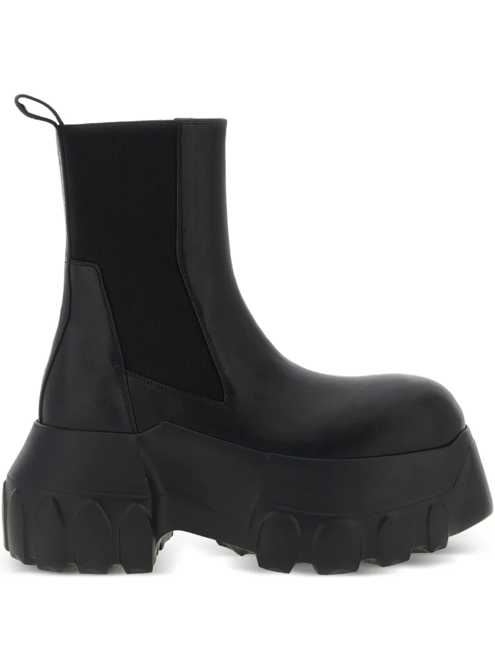 Rick Owens 100mm Beatle Mega Tractor boots Black