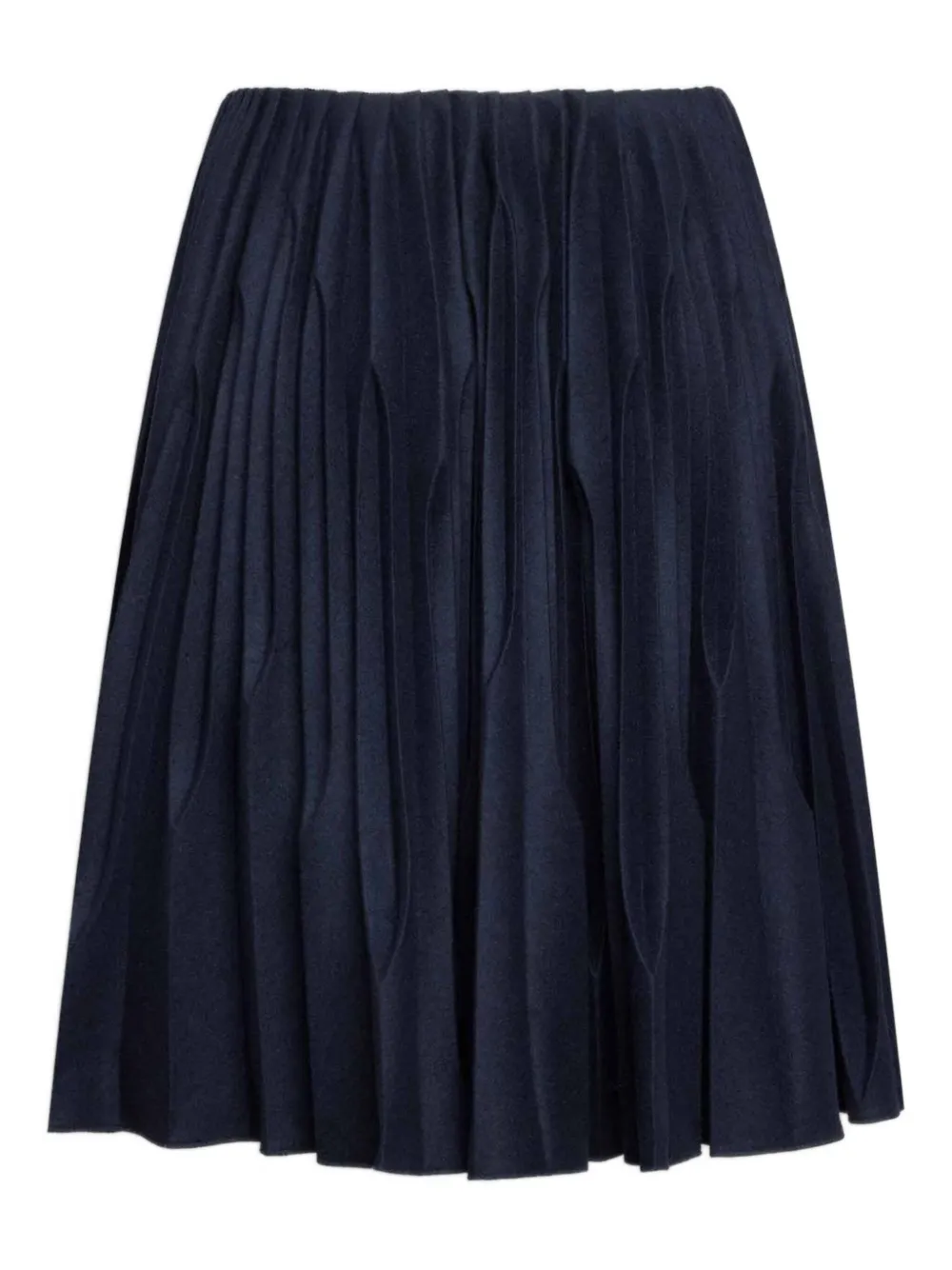 Alaïa falda midi con diseño plisado | azul | Image 1