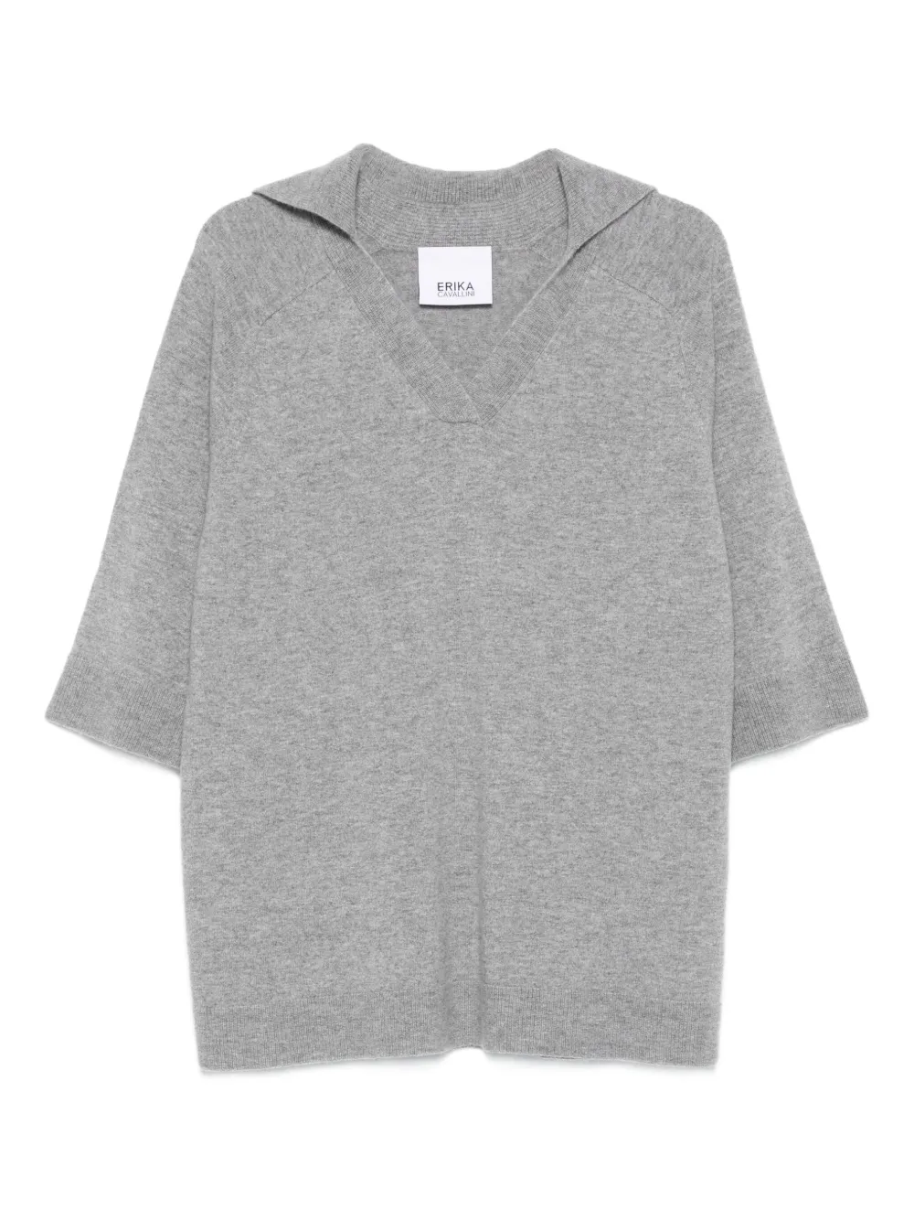 Erika Cavallini V-neck sweater - Grey
