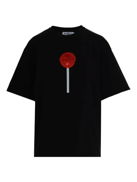 Fiorucci lollipop-print cotton T-shirt