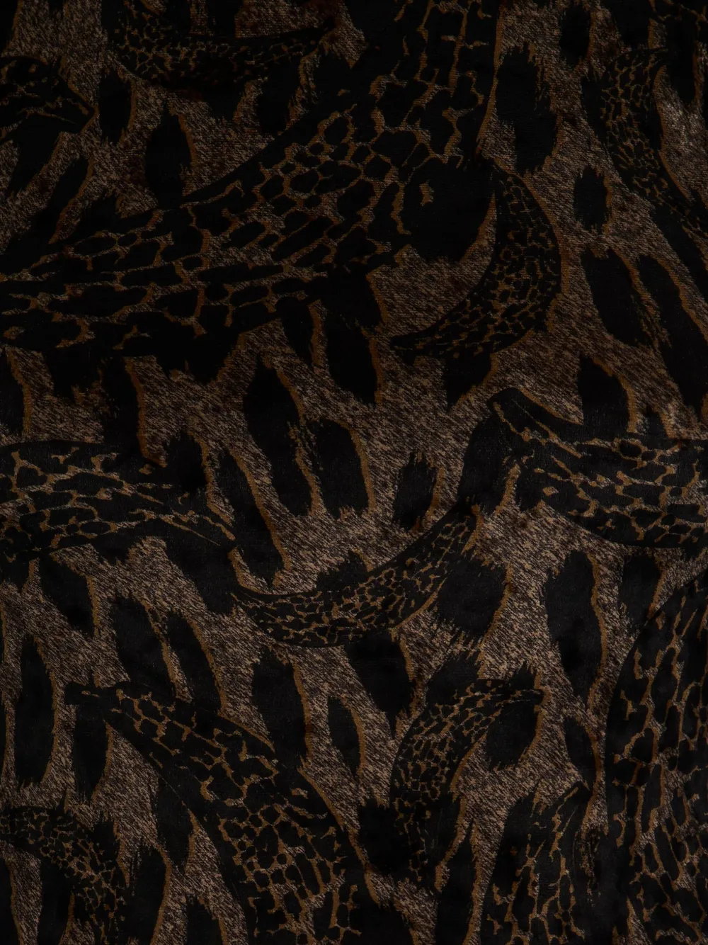 Fiorucci animal-print maxi skirt Bruin