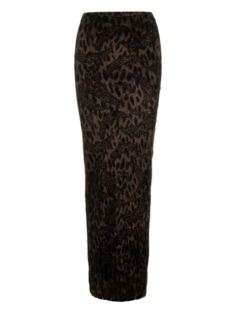 Fiorucci animal-print maxi skirt