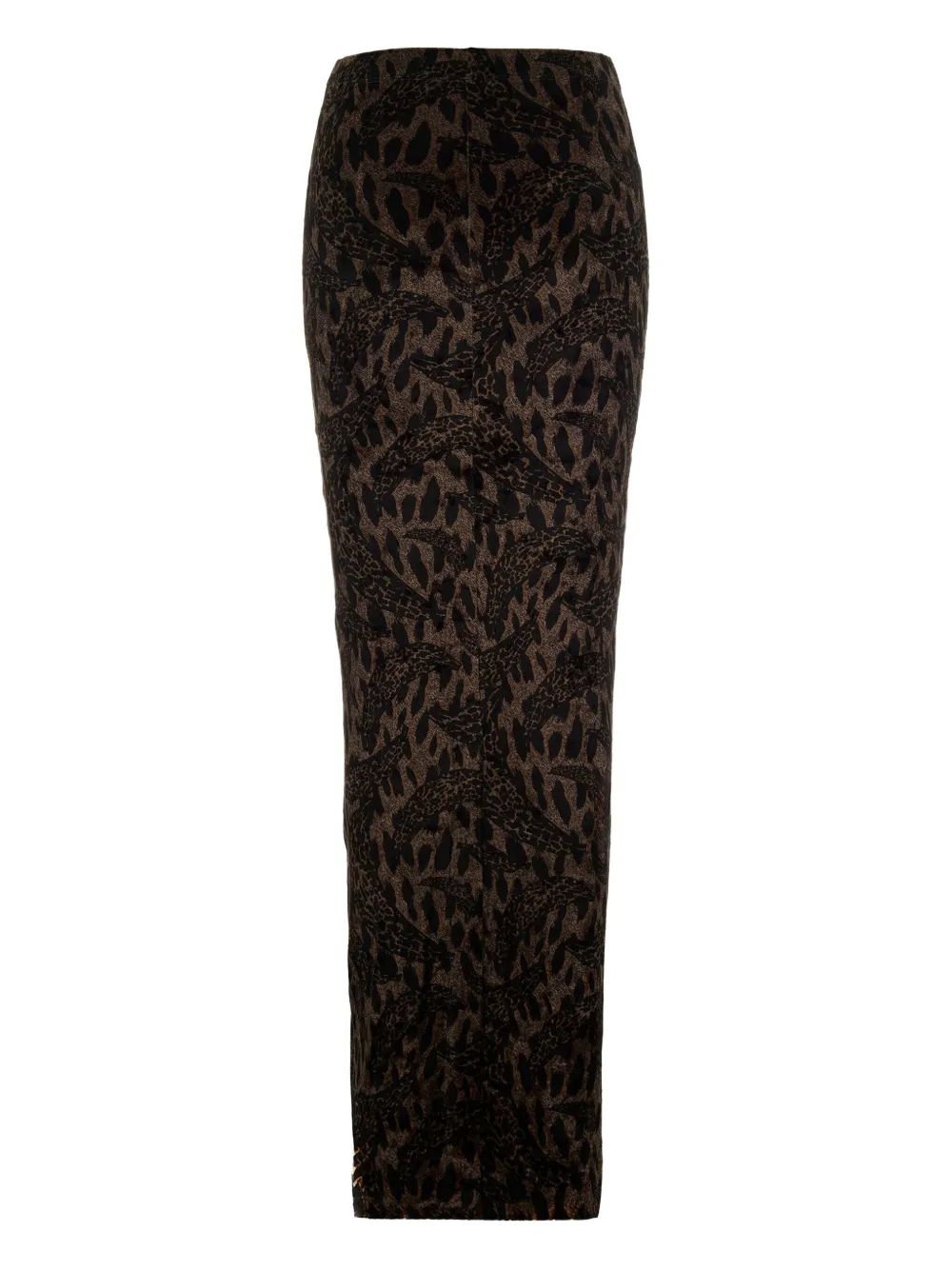 Fiorucci animal-print maxi skirt Bruin