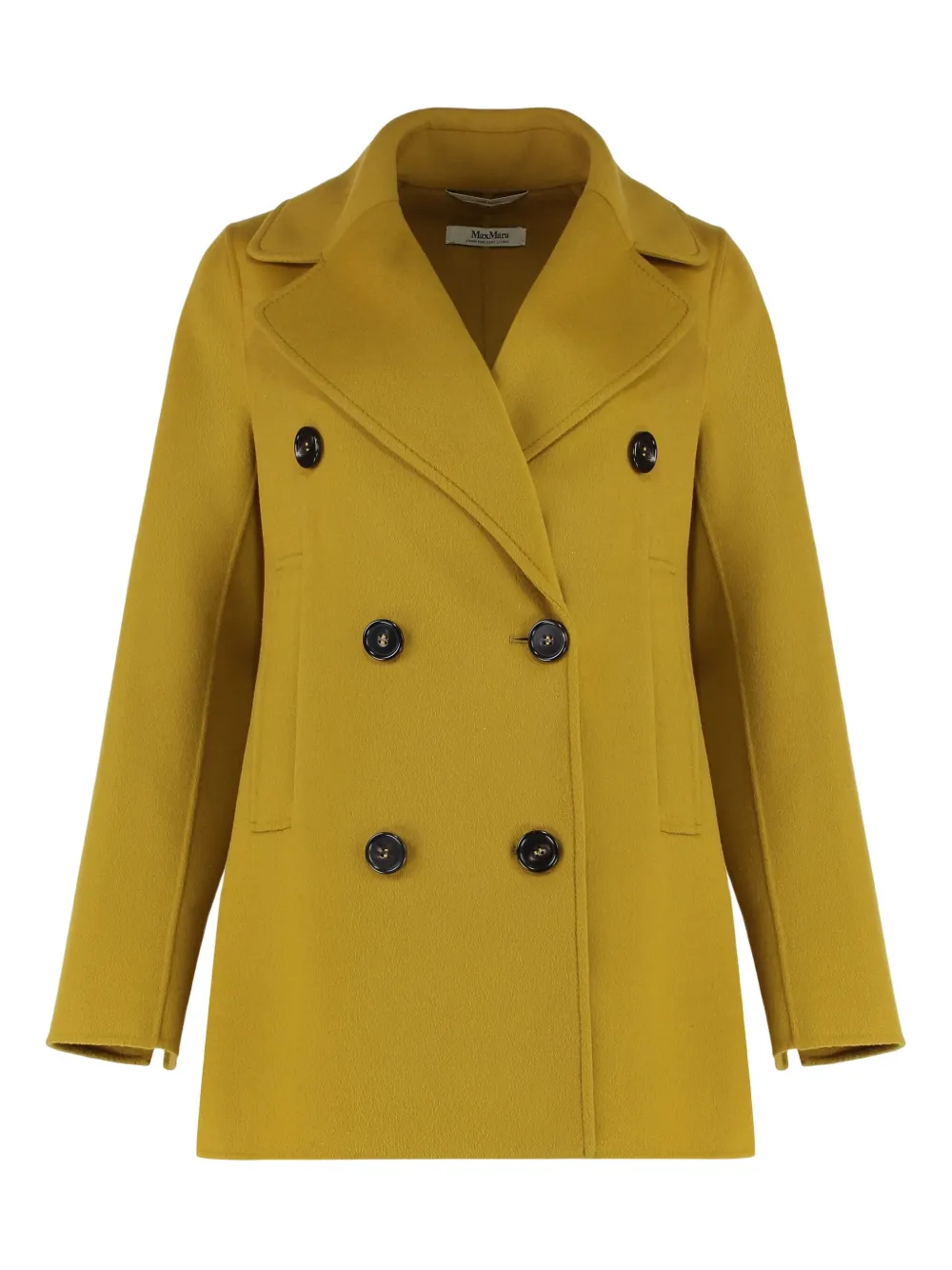'S Max Mara Sailorjas met dubbele rij knopen Geel