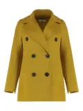 'S Max Mara double-breasted peacoat - Yellow