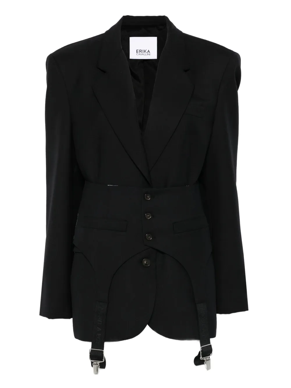 layered blazer