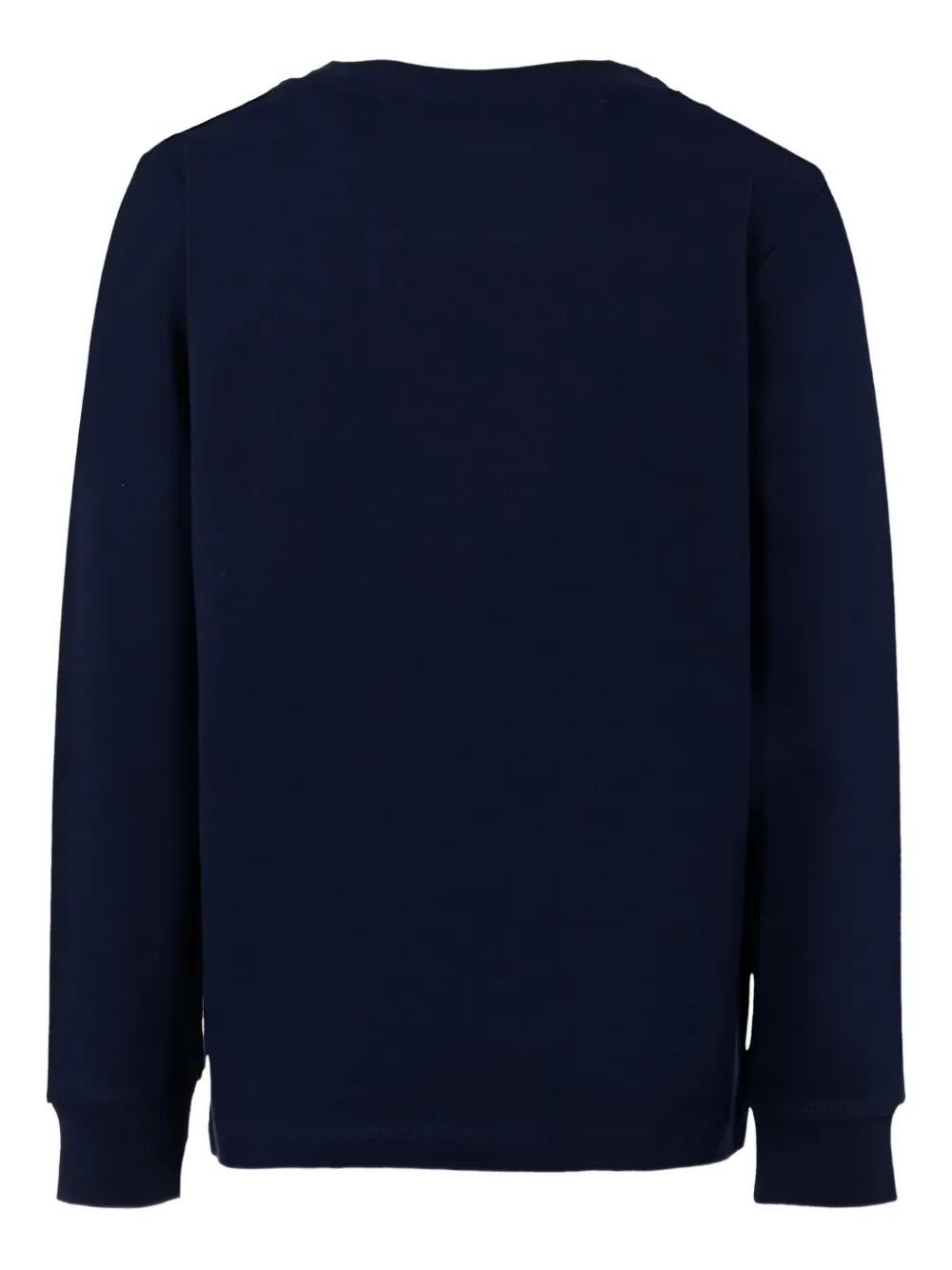 TRUSSARDI JUNIOR logo-embellished sweatshirt Blauw