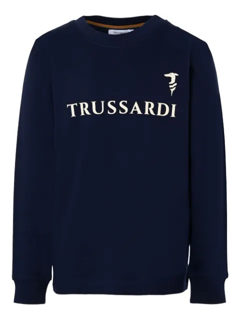 TRUSSARDI JUNIOR logo-embellished sweatshirt