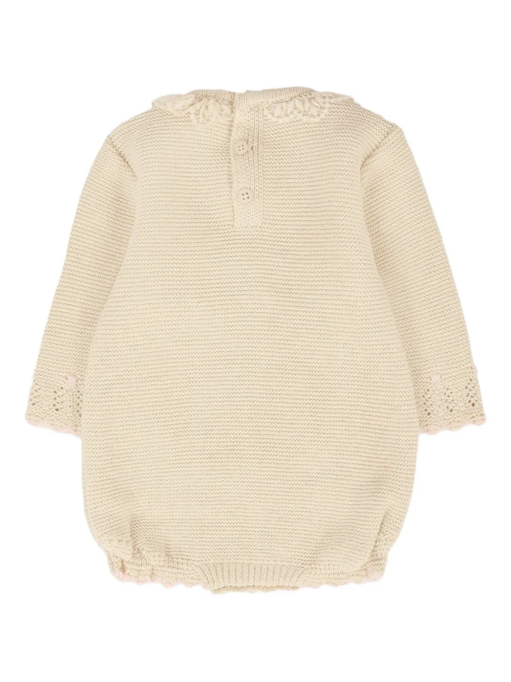 Paz Rodriguez knitted bow body Beige
