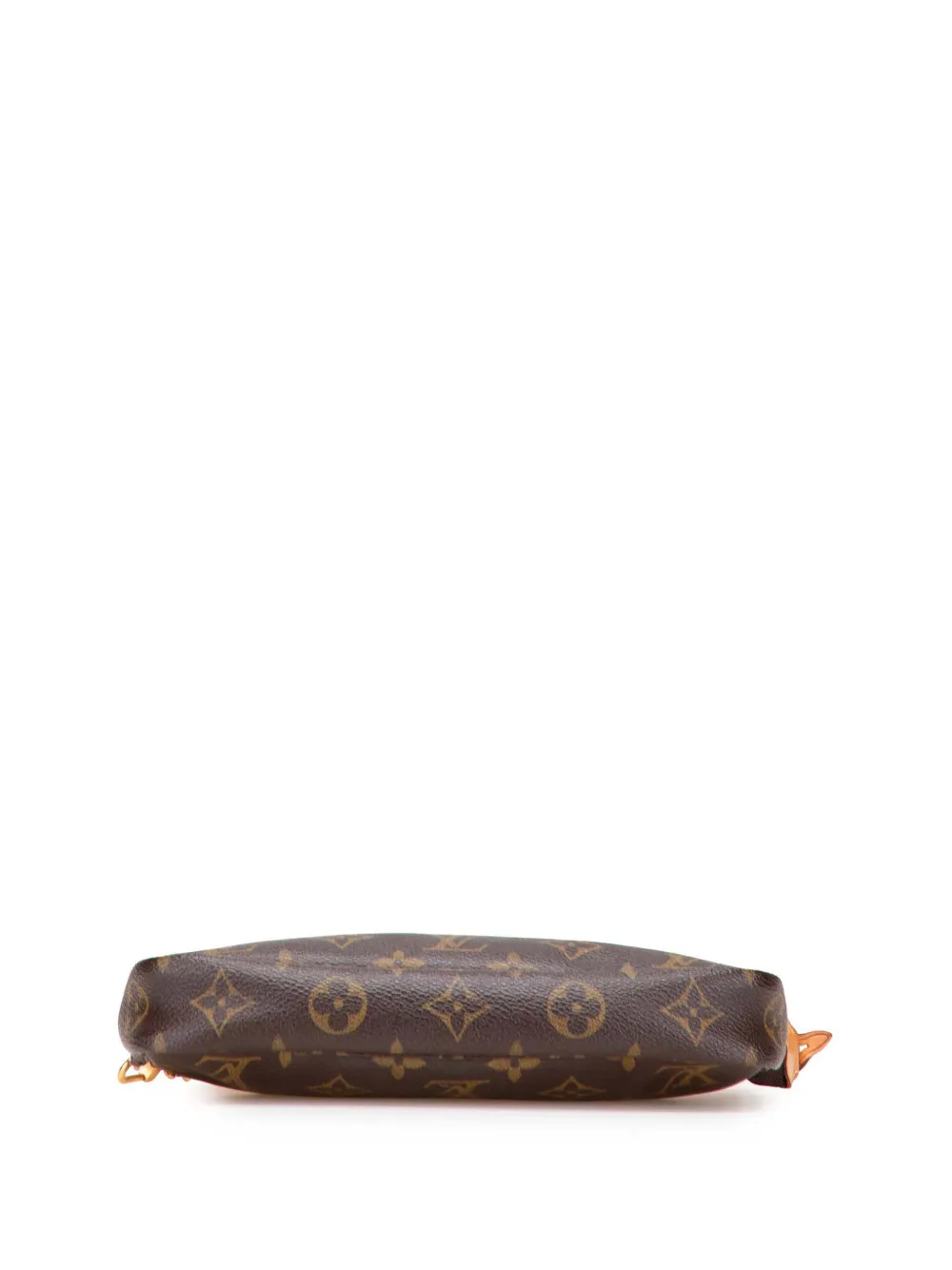 Pre-owned Louis Vuitton 2001 Monogram Pochette Accessoires Shoulder Bag In Brown
