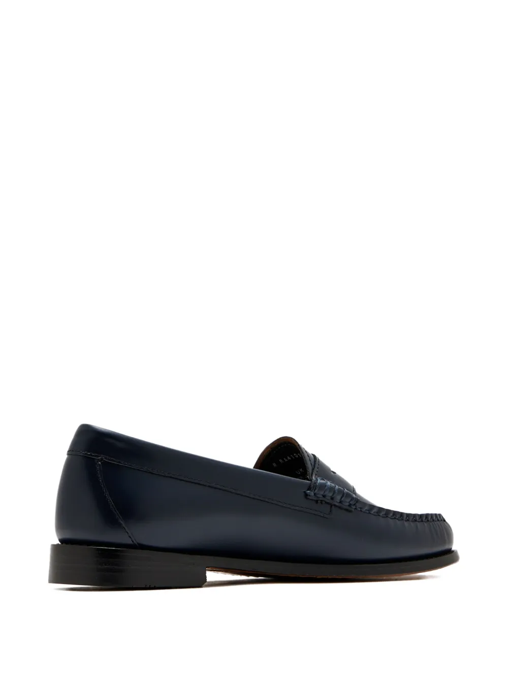 G.h. Bass & Co. Weejuns Penny Leather Loafers In Blue