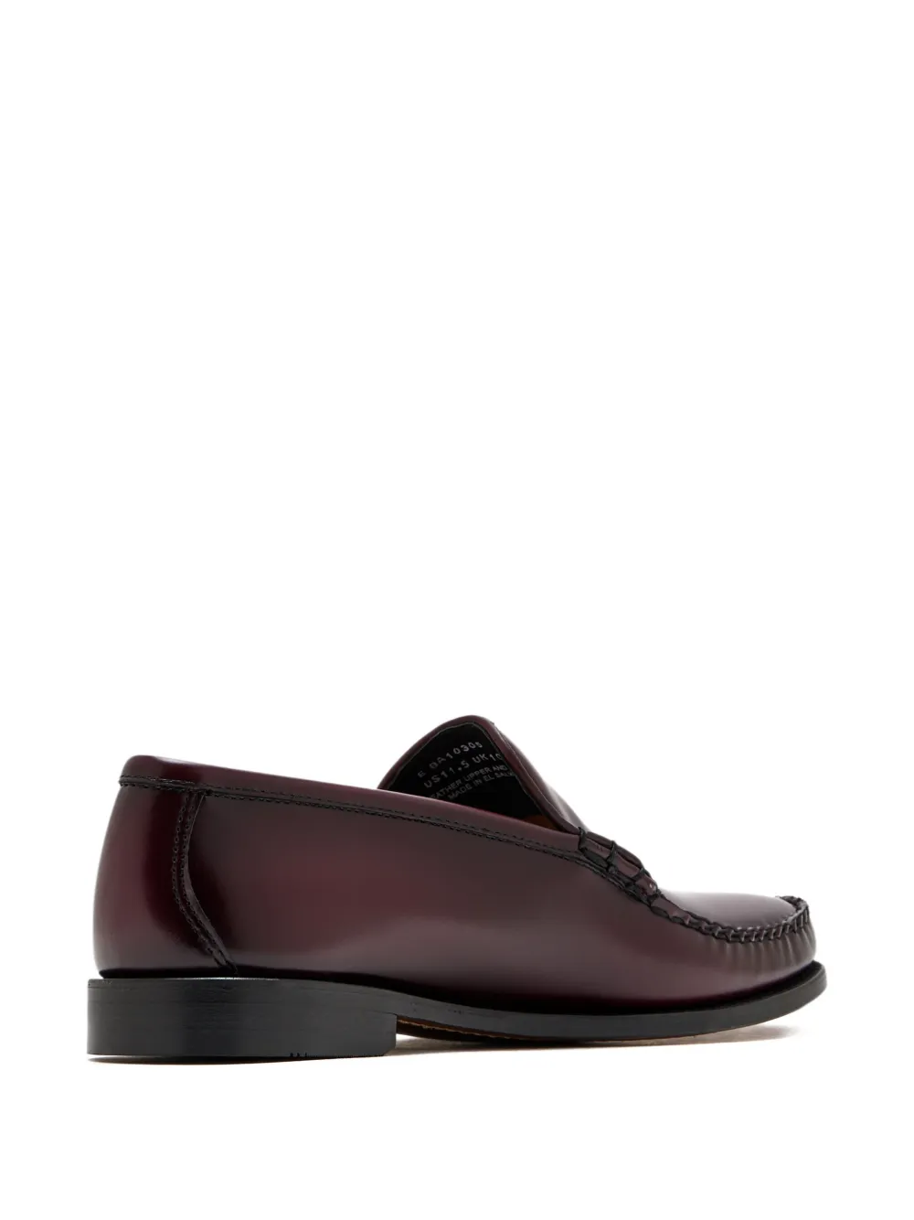 G.H. Bass & Co. leather mocassin loafers - Rood