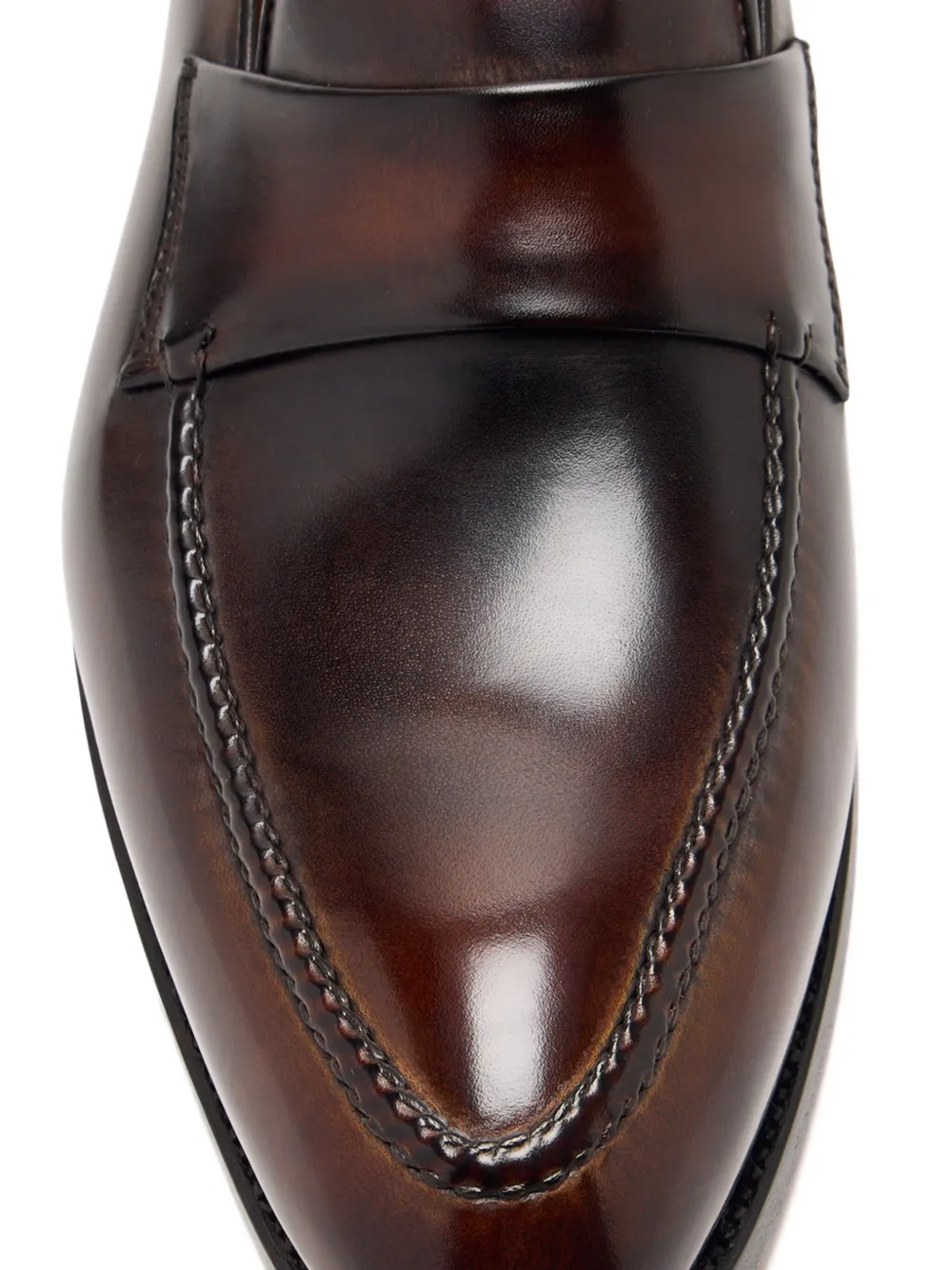 Bontoni leather penny loafers Brown