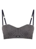 Elisabetta Franchi polka-dot bra - Black