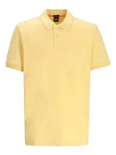 BOSS Poloshirt mit Logo-Patch