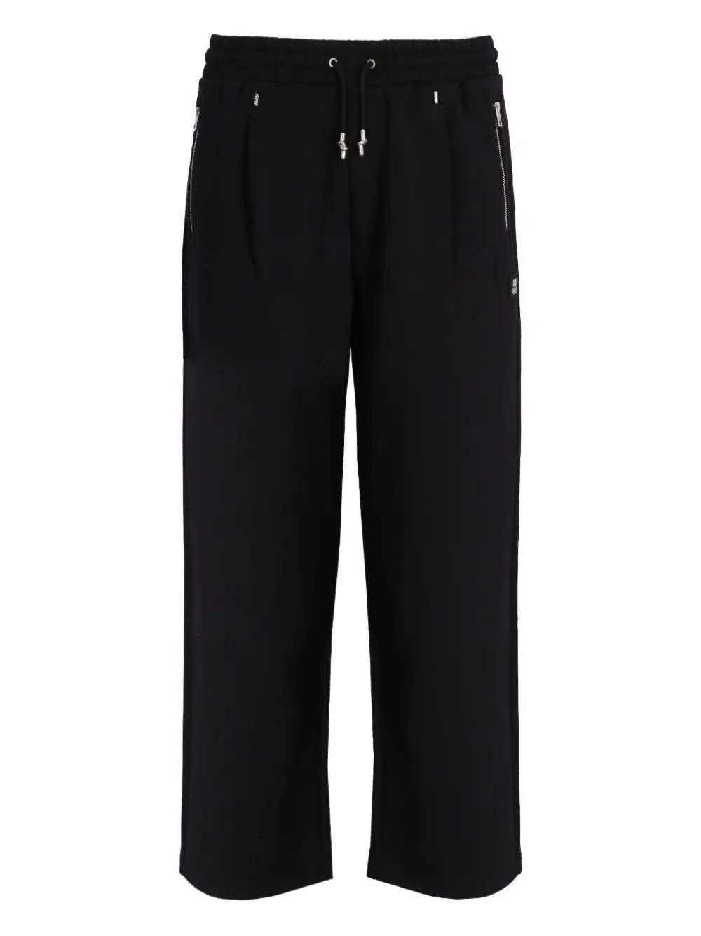 logo-patch trousers
