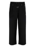 HUGO logo-patch trousers - Black