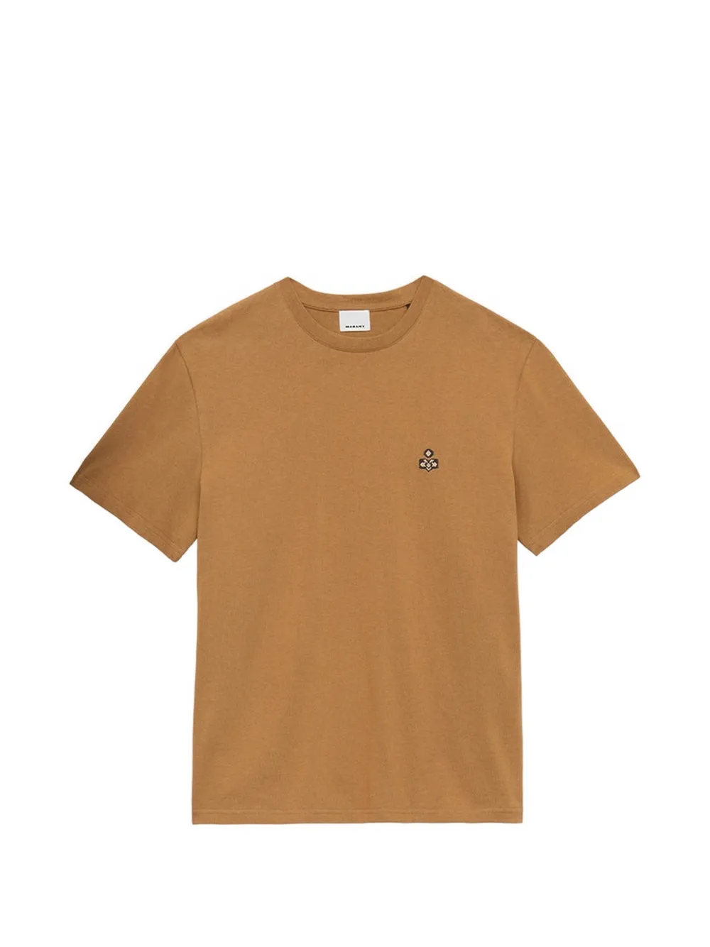 MARANT T-Shirt mit Hugo-Stickerei - Braun