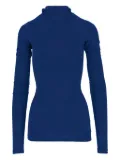 DARKPARK high-neck hooded top - Blue